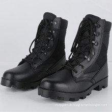 Gute Qualität Schwarzes Leder Kampfstiefel Militär Stiefel (2003)